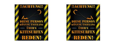 Tasse mit dem Motiv ber's Kitesurfen reden - Ansicht 2