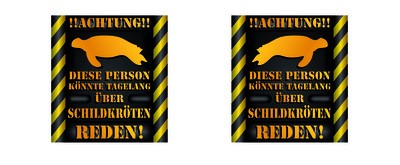 Tasse mit dem Motiv ber Schildkrten reden - Ansicht 2