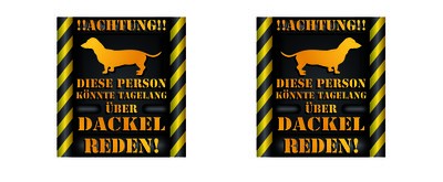 Tasse mit dem Motiv ber Dackel reden - Ansicht 2