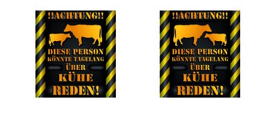 Tasse mit dem Motiv ber Khe reden - Ansicht 2