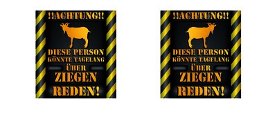 Tasse mit dem Motiv ber Ziegen reden - Ansicht 2