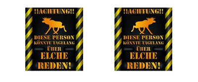 Tasse mit dem Motiv ber Elche reden - Ansicht 2