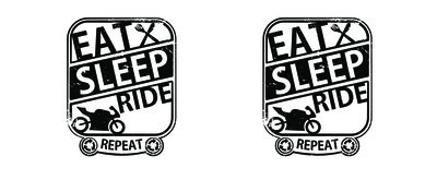 Tasse mit dem Motiv Eat Sleep Ride Motorrad Tasse