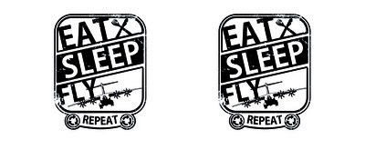Tasse mit dem Motiv Eat Sleep Fly Tasse