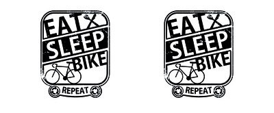 Tasse mit dem Motiv Eat Sleep Bike - Ansicht 2