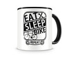 Tasse mit dem Motiv Eat Sleep Bike Tasse