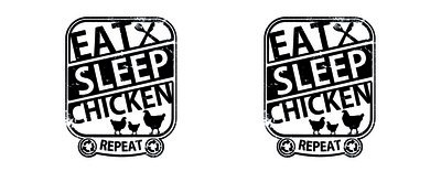 Tasse mit dem Motiv Eat Sleep Chicken - Ansicht 2