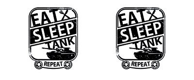 Tasse mit dem Motiv Eat Sleep Tank - Ansicht 2