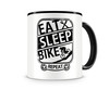 Tasse mit dem Motiv Eat Sleep Bike Downhill Tasse