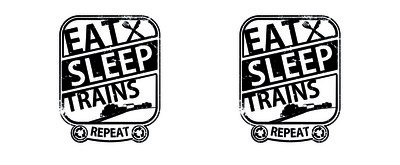 Tasse mit dem Motiv Eat Sleep Trains - Ansicht 2