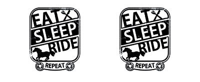 Tasse mit dem Motiv Eat Sleep Ride - Ansicht 2