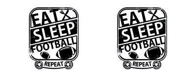 Tasse mit dem Motiv Eat Sleep Football - Ansicht 2