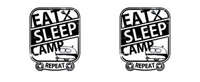 Tasse mit dem Motiv Eat Sleep Camp - Ansicht 2