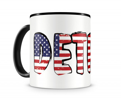 Tasse mit dem Motiv Detroit