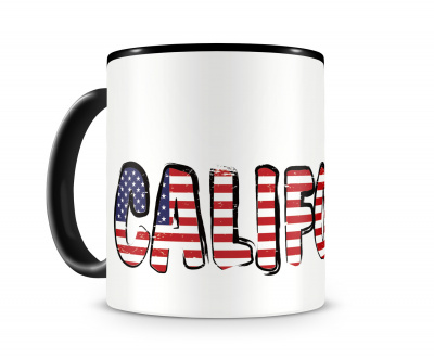 Tasse mit dem Motiv California