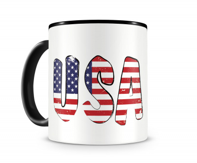 Tasse mit dem Motiv USA