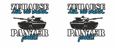 Tasse mit dem Motiv Zuhause ist Panzer - Ansicht 2