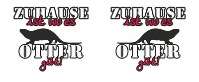 Tasse mit dem Motiv Zuhause ist Otter - Ansicht 2