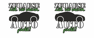 Tasse mit dem Motiv Zuhause ist Auto - Ansicht 2