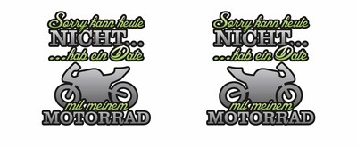 Tasse mit dem Motiv Date mit Motorrad - Ansicht 2