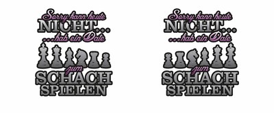 Tasse mit dem Motiv Date zum Schach spielen - Ansicht 2