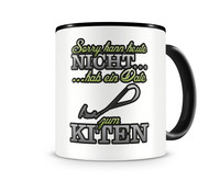 Tasse mit dem Motiv Date zum Kiten Tasse Modellnummer  schwarz/grn 902