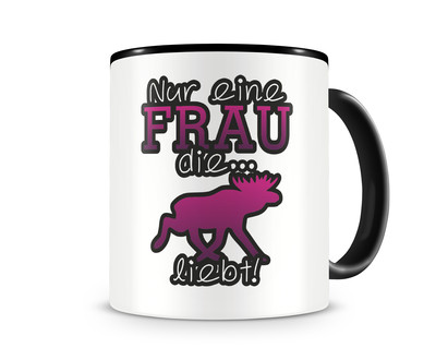 Tasse mit dem Motiv Elch Liebe Tasse