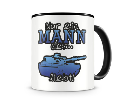 Tasse mit dem Motiv Panzer Liebe