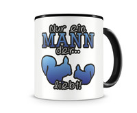 Tasse mit dem Motiv Eichhrnchen Liebe Tasse Modellnummer  schwarz/blau