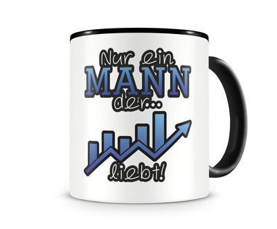 Tasse mit dem Motiv Aktien Liebe