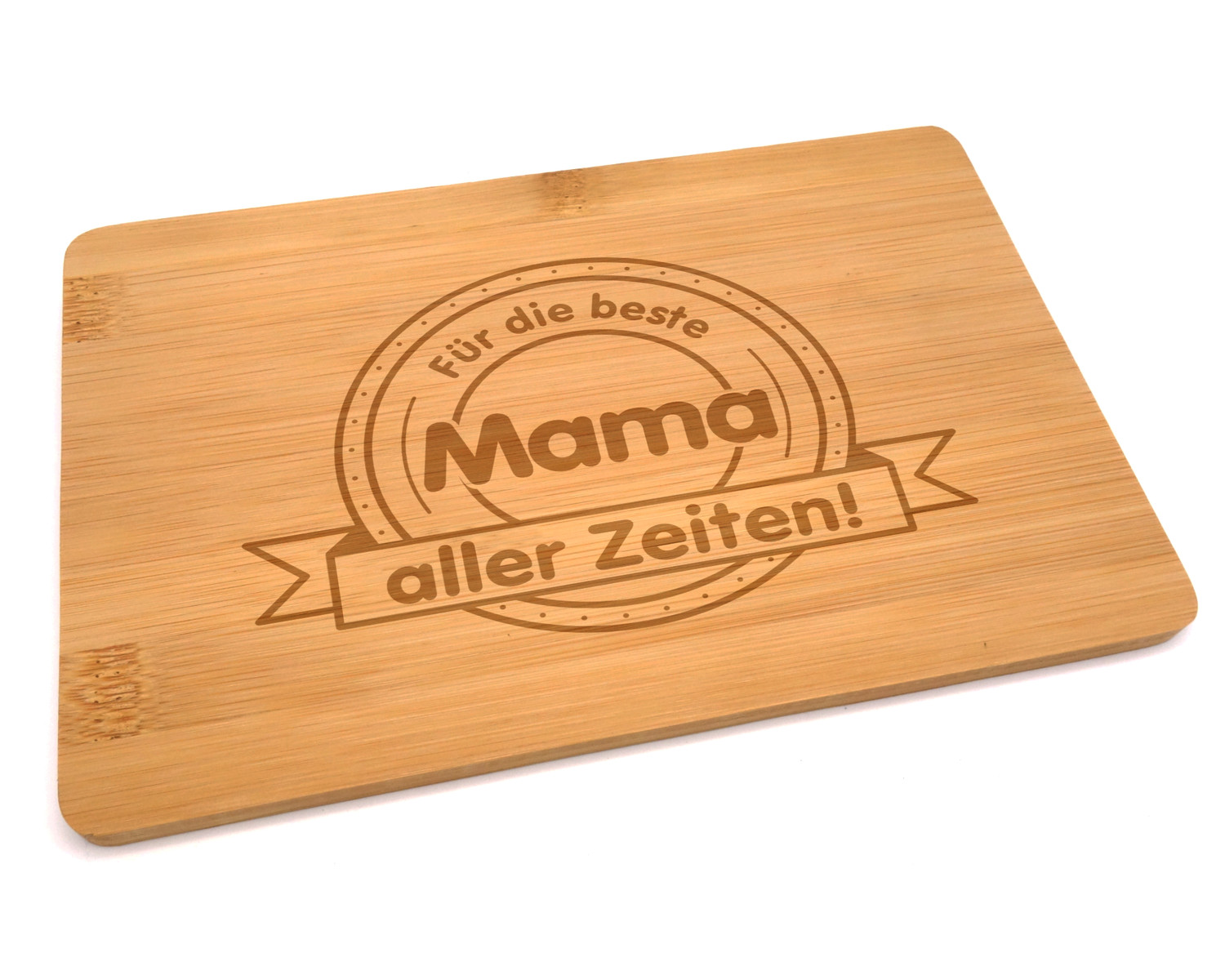 Frhstcksbrettchen Vater und Mutter Tag Motive  Modellnummer 004276-080-997  braun/graviert