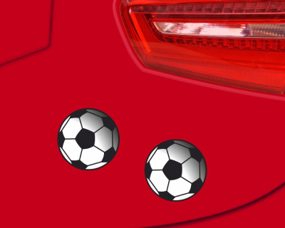 Fussball Aufkleber Set mit 41 Fussbllen - Ansicht 3