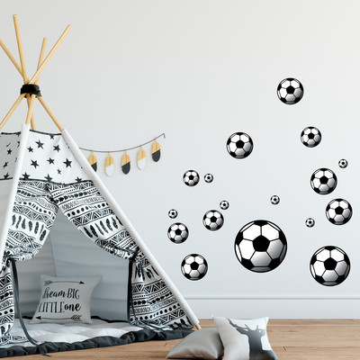 'Fussball' Wandtattoo Set - Ansicht 3