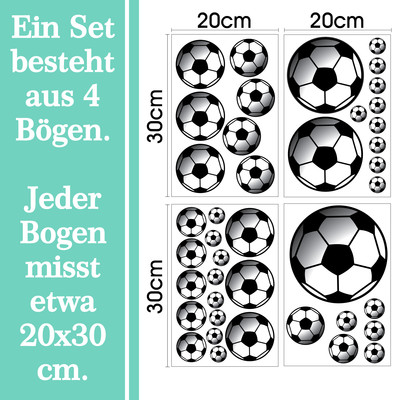 'Fussball' Wandtattoo Set - Ansicht 6