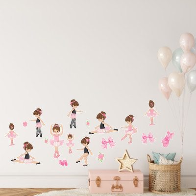 'Ballerina' Wandtattoo Set - Ansicht 3