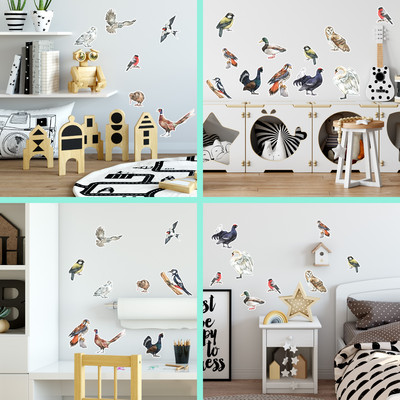 'Heimische Vgel' Wandtattoo Set - Ansicht 5