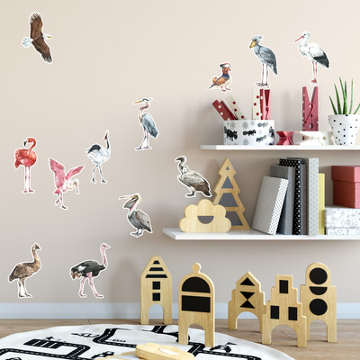 'Groe Vgel' Wandtattoo Set - Ansicht 3