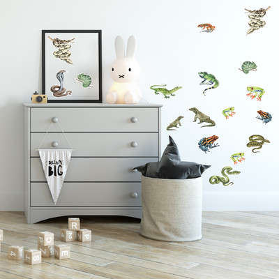 'Reptilien und Amphibien' Wandtattoo Set - Ansicht 4