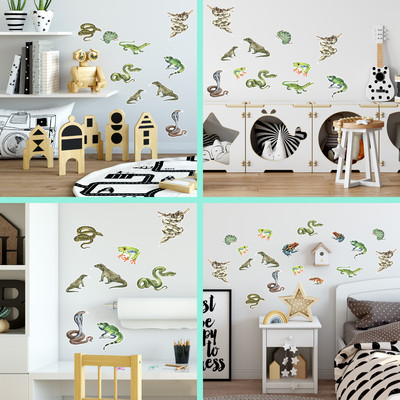 'Reptilien und Amphibien' Wandtattoo Set - Ansicht 5