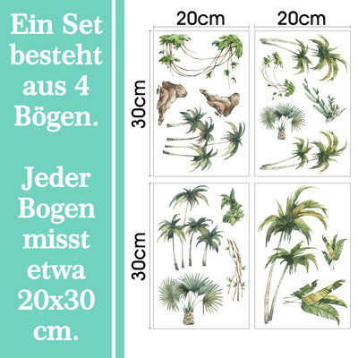 'Palmen' Wandtattoo Set - Ansicht 6