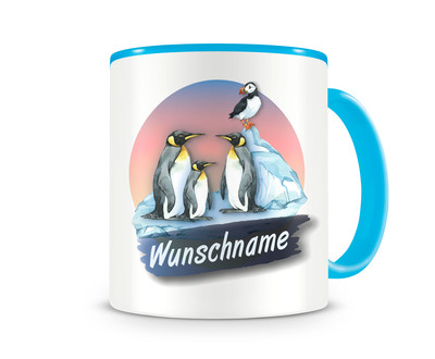 Tasse mit Pinguine als Motiv