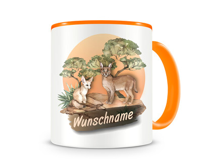 Tasse mit Luchs als Motiv