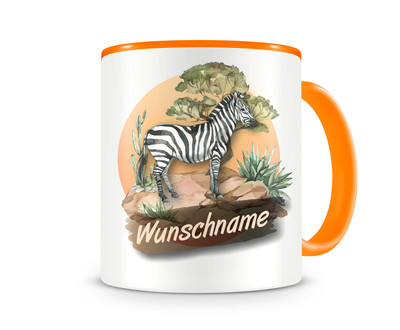 Tasse mit Zebra als Motiv Tasse