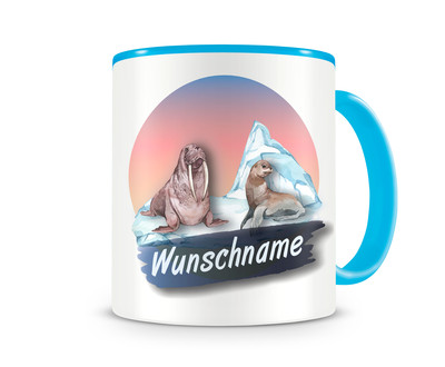 Tasse mit Robbe und Walross als Motiv Tasse