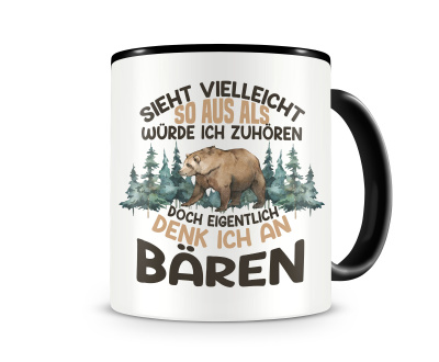 Tasse mit dem Motiv Sieht vielleicht so aus Bren