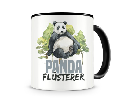 Tasse mit dem Motiv Panda Flsterer