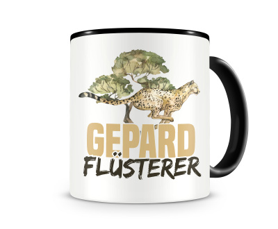 Tasse mit dem Motiv Geparden Flsterer