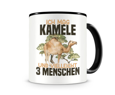 Tasse mit dem Motiv Ich mag Kamele