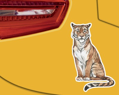 Tiger Aufkleber - Ansicht 3