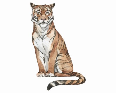 Tiger Aufkleber